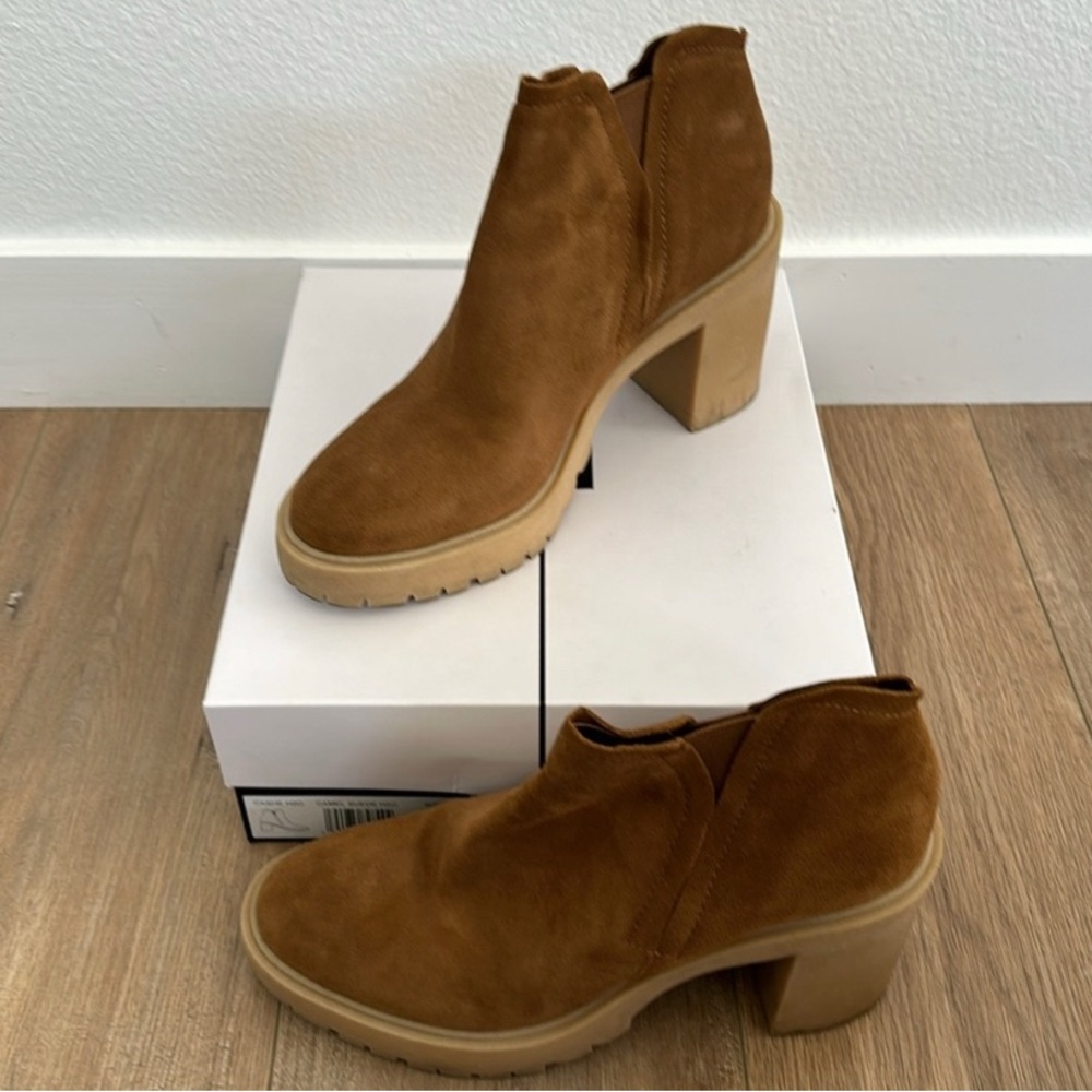 Dolce Vita Ankle Boots Chunky Heels Platform Booties